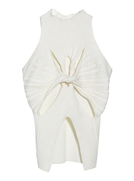 Claire Cut Out Vest Top - Fashion Pov
