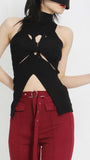 Claire Cut Out Vest Top - Fashion Pov