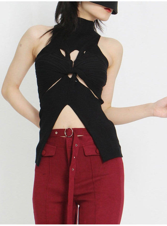 Claire Cut Out Vest Top - Fashion Pov