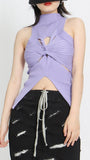 Claire Cut Out Vest Top - Fashion Pov