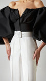 Clara Off Shoulder Lantern Sleeve Top - Fashion Pov