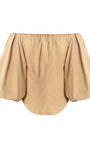 Clara Off Shoulder Lantern Sleeve Top - Fashion Pov
