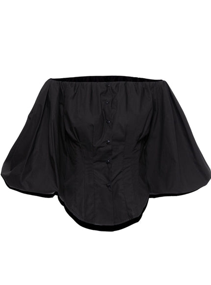Clara Off Shoulder Lantern Sleeve Top - Fashion Pov