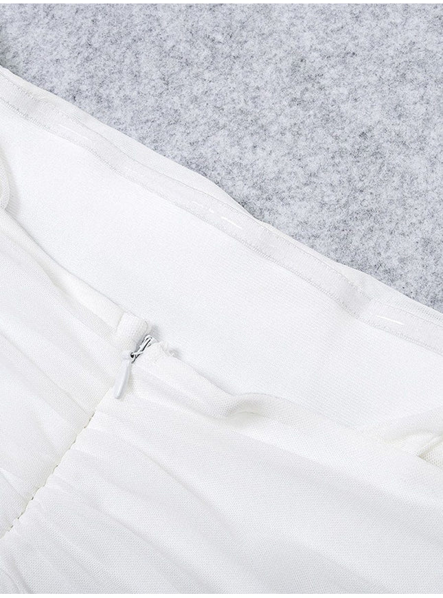Claudia Bodycon Off Shoulder Midi Dress - Fashion Pov