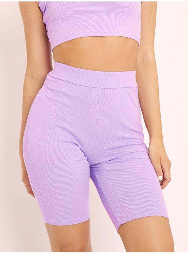 Colette Ribbed Bodycon Short - Fashion Pov