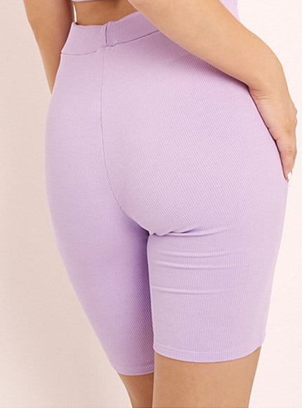 Colette Ribbed Bodycon Short - Fashion Pov