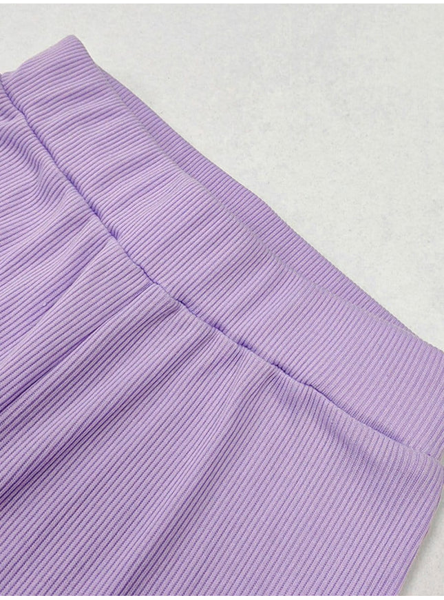 Colette Ribbed Bodycon Short - Fashion Pov