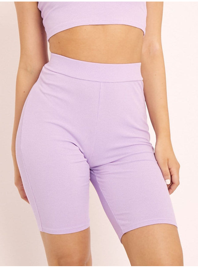 Colette Ribbed Bodycon Short - Fashion Pov