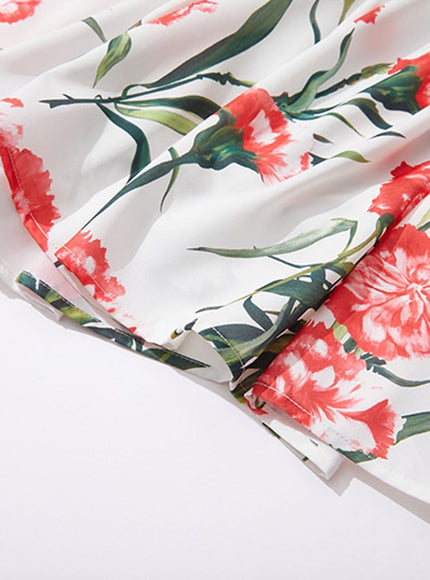 Daisy Flower Sleeveless Midi Dress - Fashion Pov
