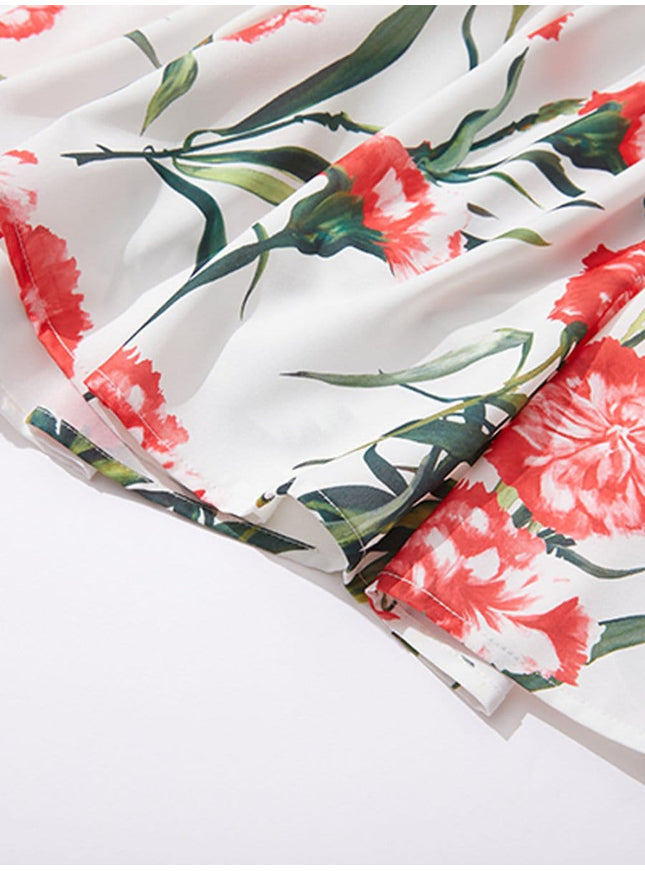 Daisy Flower Sleeveless Midi Dress - Fashion Pov