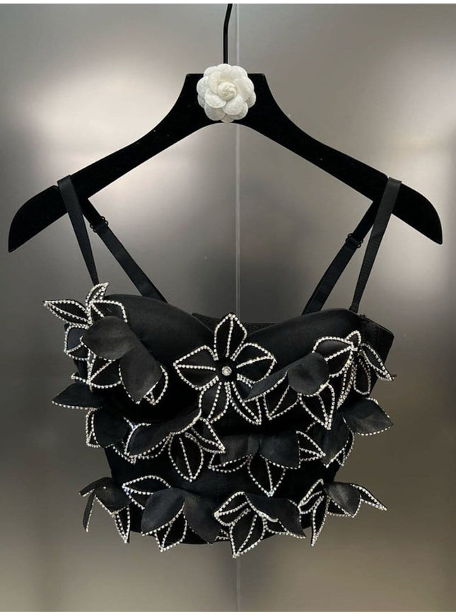 Deborah Sleeveless Diamond Top - Fashion Pov