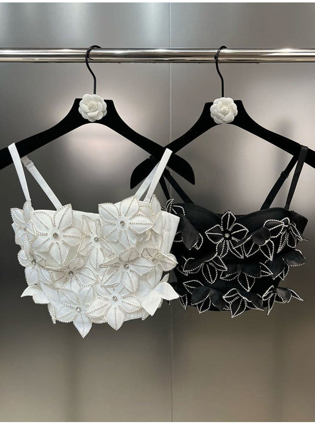 Deborah Sleeveless Diamond Top - Fashion Pov