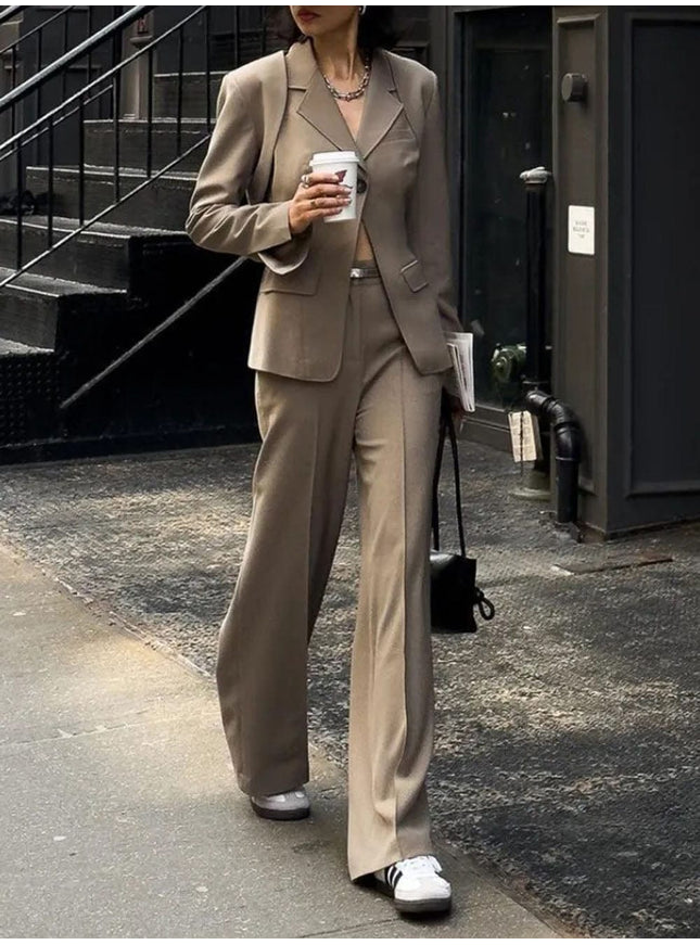 Delilah Sleeveless Blazer & Pant Set - Fashion Pov