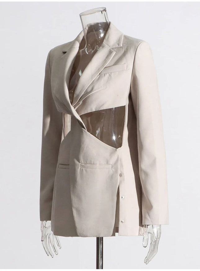 Della Hollow Out Blazer - Fashion Pov