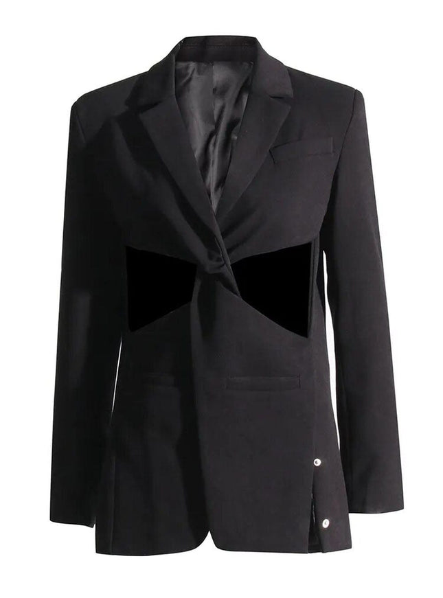 Della Hollow Out Blazer - Fashion Pov