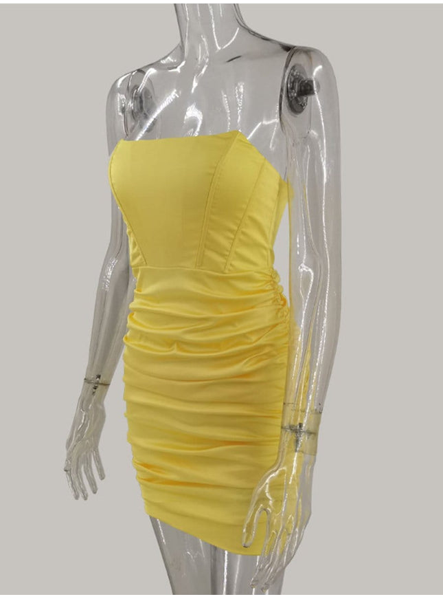 Devin Strapless Bodycon Mini Dress - Fashion Pov