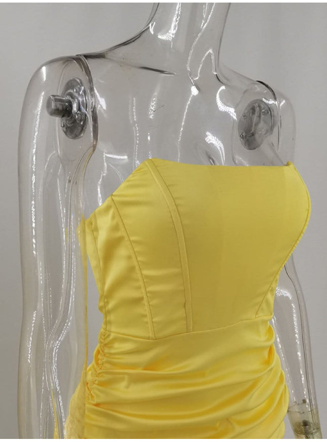 Devin Strapless Bodycon Mini Dress - Fashion Pov