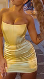 Devin Strapless Bodycon Mini Dress - Fashion Pov