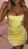 Devin Strapless Bodycon Mini Dress - Fashion Pov