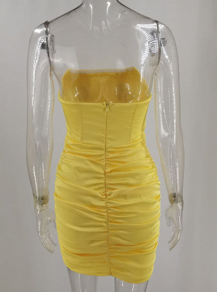 Devin Strapless Bodycon Mini Dress - Fashion Pov
