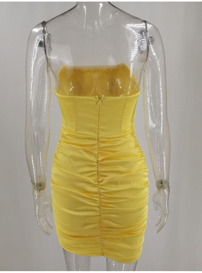 Devin Strapless Bodycon Mini Dress - Fashion Pov
