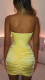 Devin Strapless Bodycon Mini Dress - Fashion Pov