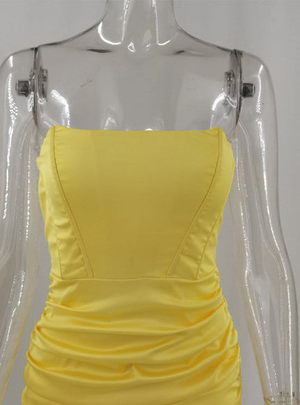 Devin Strapless Bodycon Mini Dress - Fashion Pov