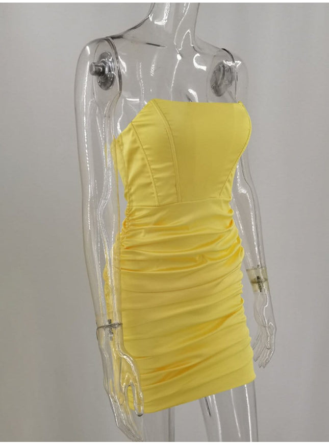 Devin Strapless Bodycon Mini Dress - Fashion Pov