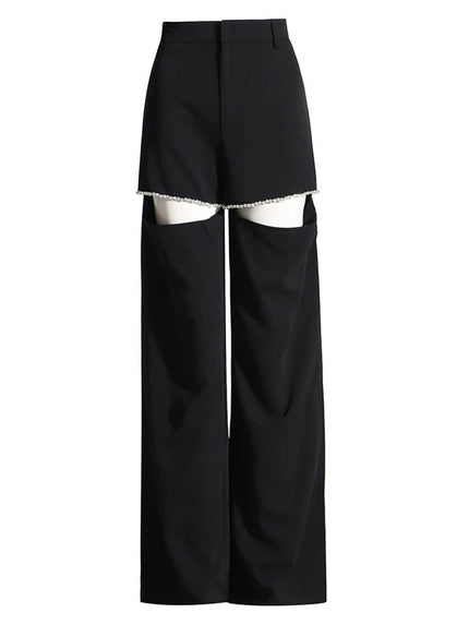 Dillon Diamond Hollow Out Pant - Fashion Pov