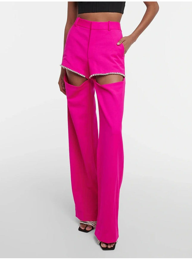 Dillon Diamond Hollow Out Pant - Fashion Pov