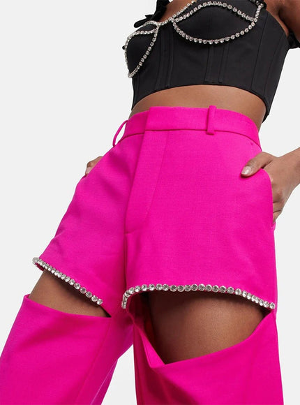Dillon Diamond Hollow Out Pant - Fashion Pov