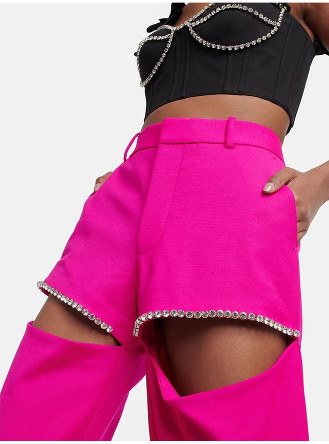 Dillon Diamond Hollow Out Pant - Fashion Pov