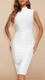 Elaine Sleeveless Bodycon Midi Dress - Fashion Pov