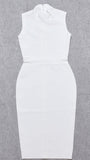Elaine Sleeveless Bodycon Midi Dress - Fashion Pov