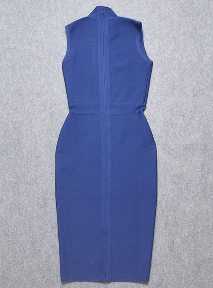 Elaine Sleeveless Bodycon Midi Dress - Fashion Pov