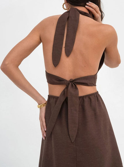 Elia Sleeveless Hollow Out Dress - Fashion Pov
