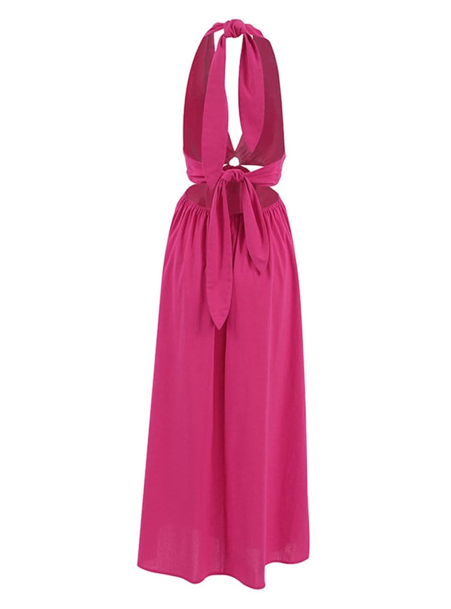 Elia Sleeveless Hollow Out Dress - Fashion Pov