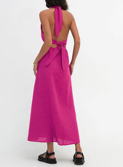 Elia Sleeveless Hollow Out Dress - Fashion Pov