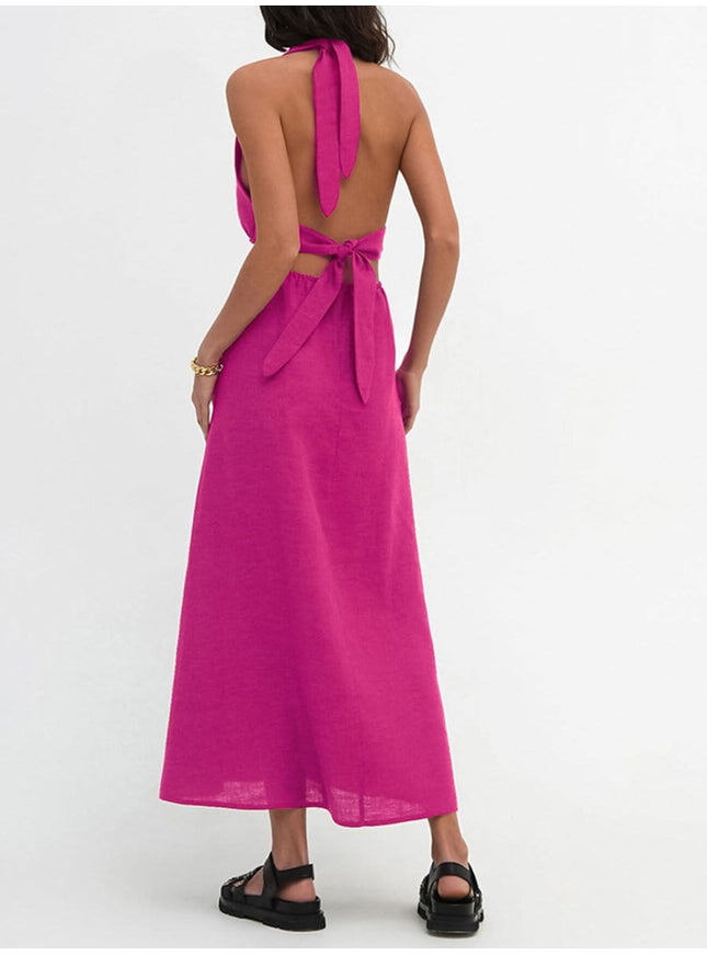 Elia Sleeveless Hollow Out Dress - Fashion Pov