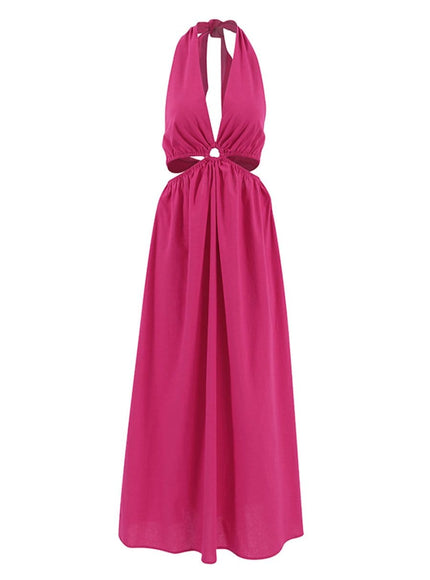 Elia Sleeveless Hollow Out Dress - Fashion Pov