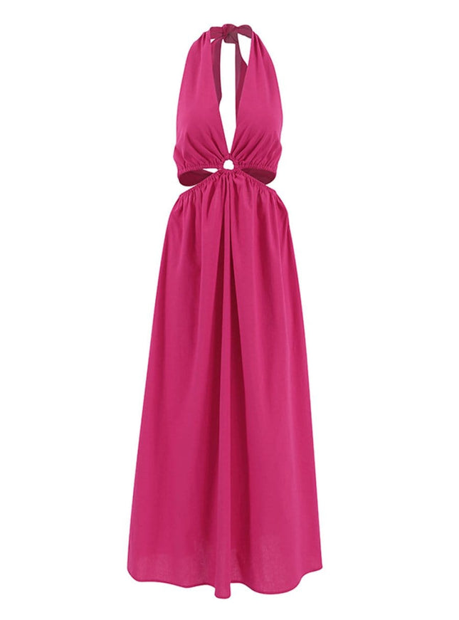 Elia Sleeveless Hollow Out Dress - Fashion Pov