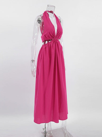 Elia Sleeveless Hollow Out Dress - Fashion Pov