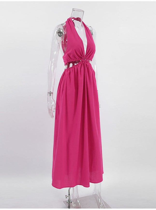 Elia Sleeveless Hollow Out Dress - Fashion Pov