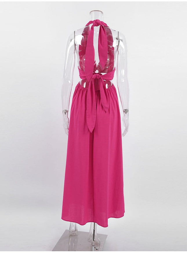 Elia Sleeveless Hollow Out Dress - Fashion Pov