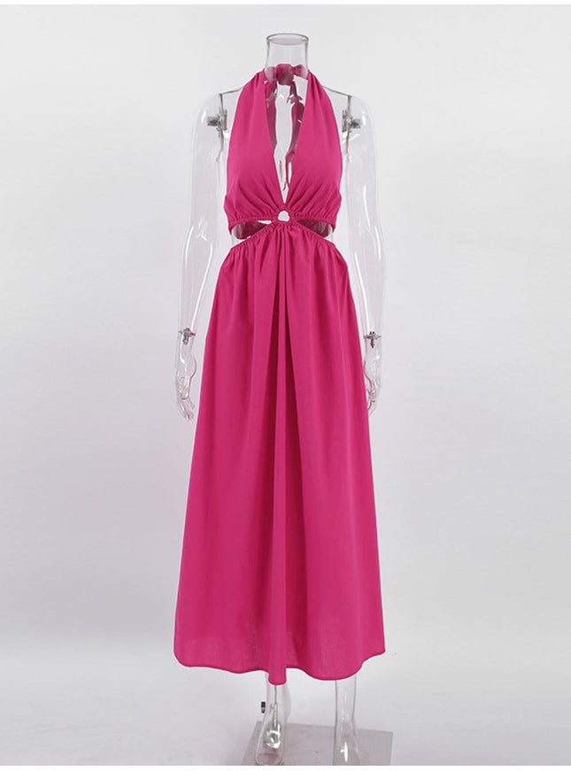 Elia Sleeveless Hollow Out Dress - Fashion Pov