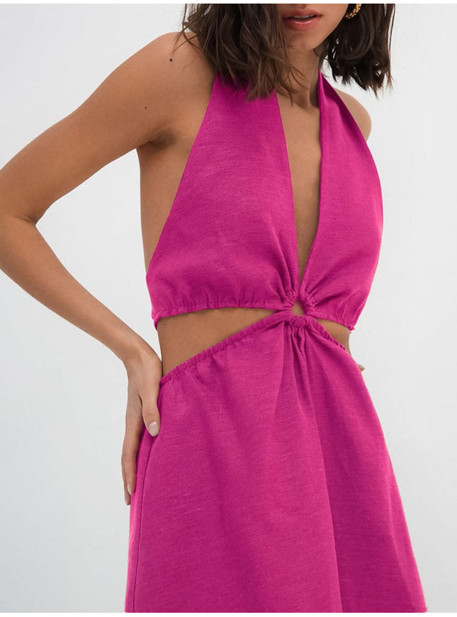 Elia Sleeveless Hollow Out Dress - Fashion Pov