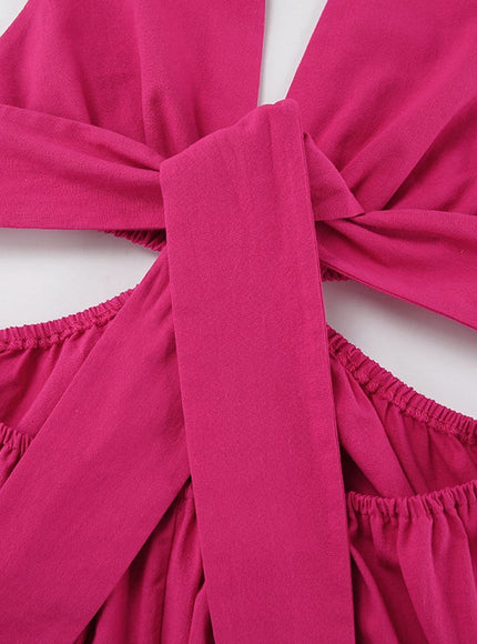 Elia Sleeveless Hollow Out Dress - Fashion Pov