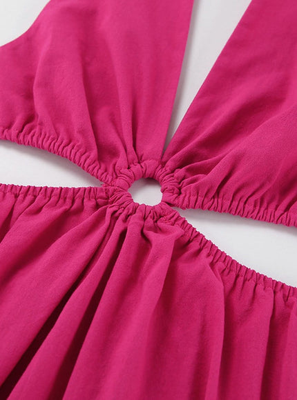 Elia Sleeveless Hollow Out Dress - Fashion Pov