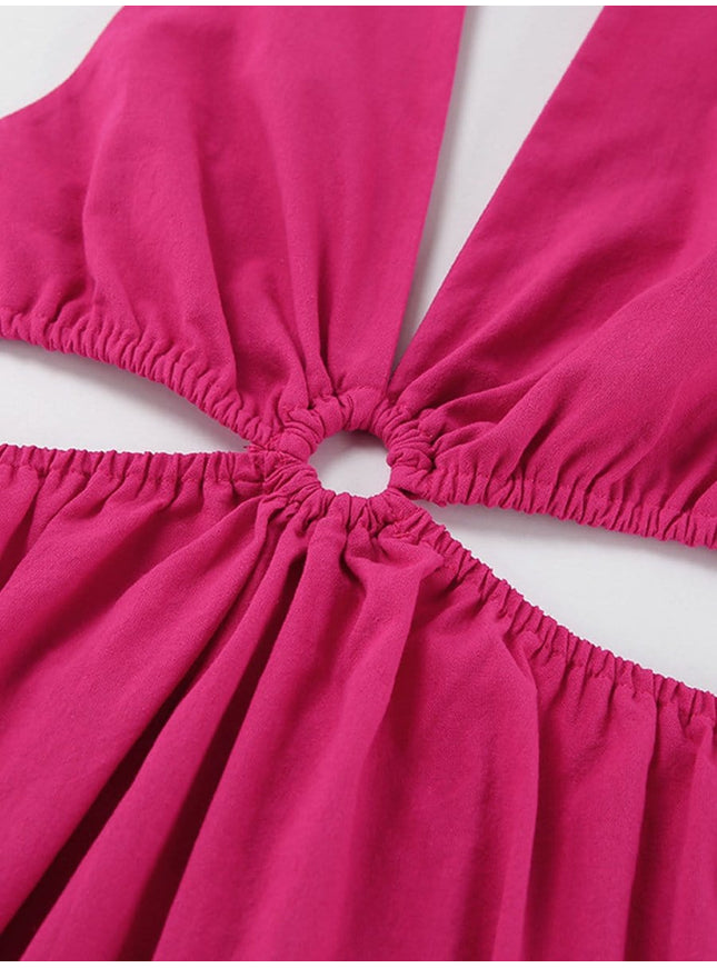 Elia Sleeveless Hollow Out Dress - Fashion Pov
