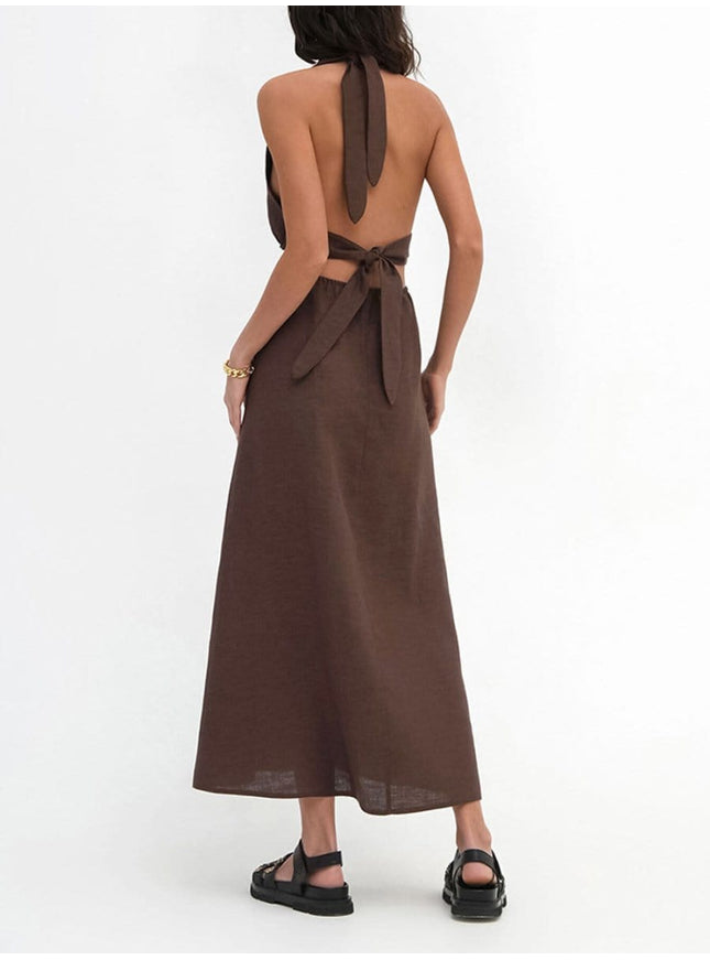 Elia Sleeveless Hollow Out Dress - Fashion Pov